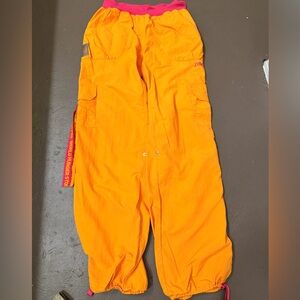 Zumba Fitness burn and earn Orange Cargo Pants